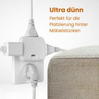FlexTurn obrotowy potrójny adapter do gniazdek