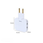 PowerFlex Drehbarer 3-fach Steckdosenadapter mit 180° Schwenkkopf