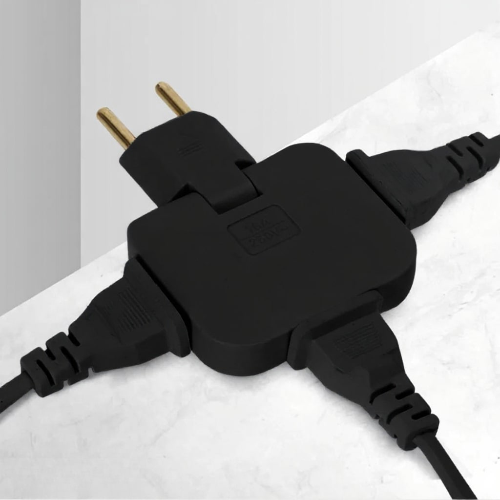 FlexTurn obrotowy potrójny adapter do gniazdek