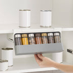 KüchenSpice Organizer – Unterregal Gewürzhalter mit Gläsern