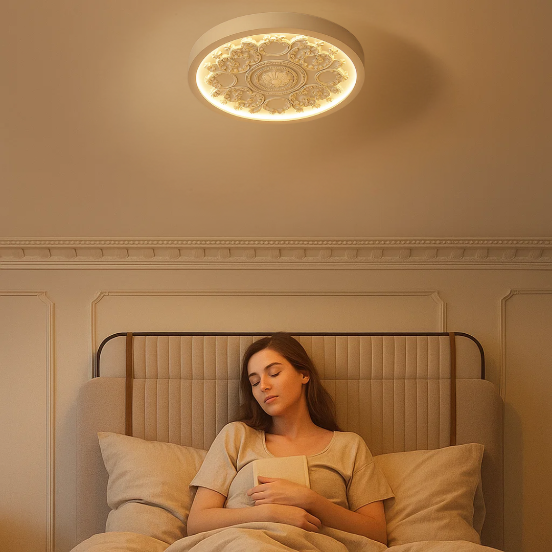 LumaStone LED loftslampe – Dæmpbar loftslampe med fjernbetjening