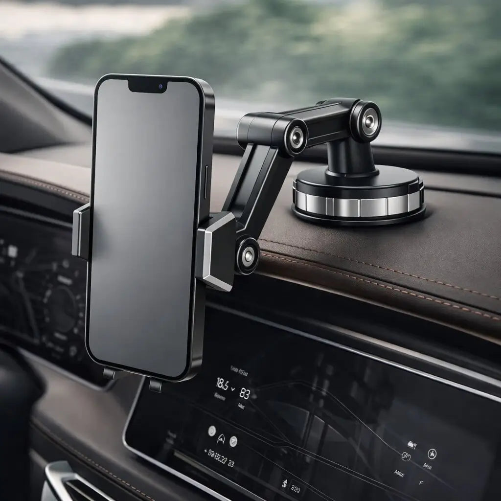 LuxGrip Handyhalterung für Auto mit Saugnapf und 360° Drehung