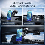 LuxGrip Handyhalterung für Auto mit Saugnapf und 360° Drehung