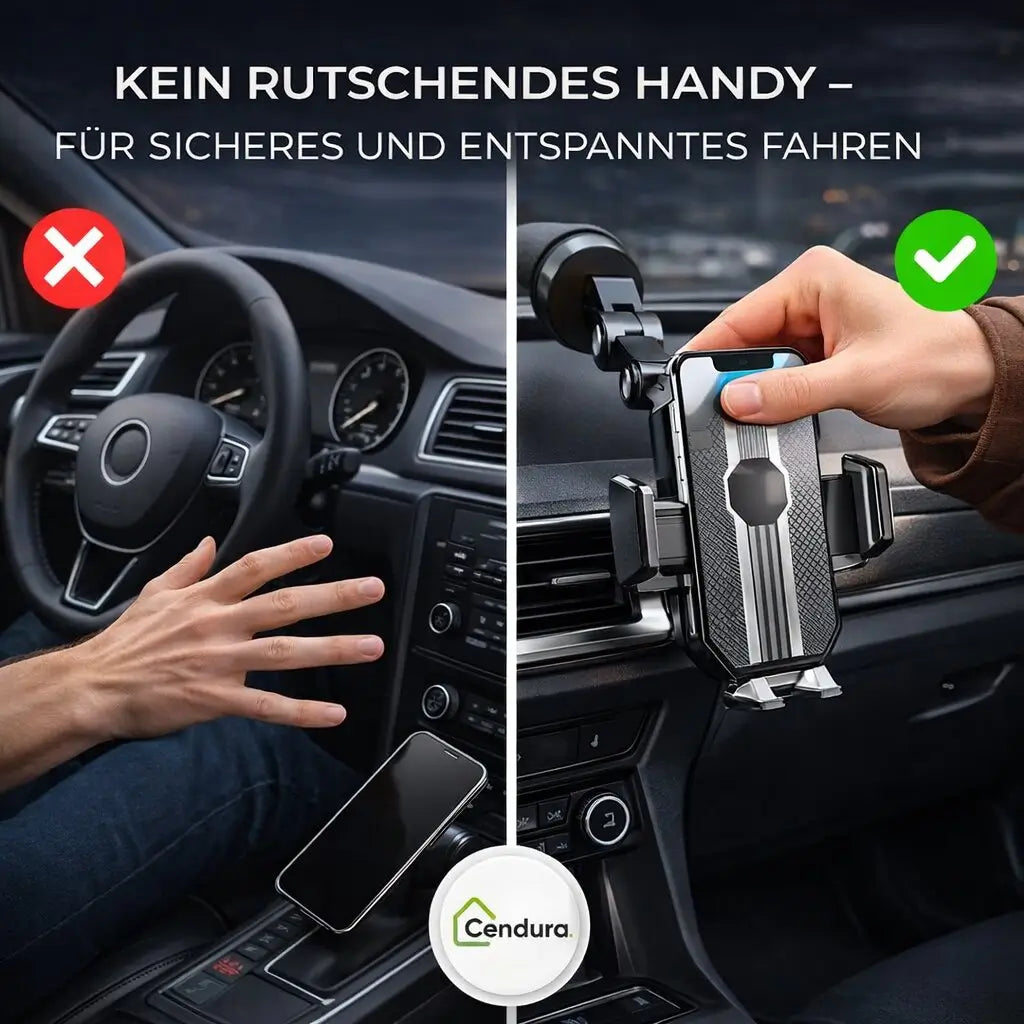 LuxGrip Handyhalterung für Auto mit Saugnapf und 360° Drehung