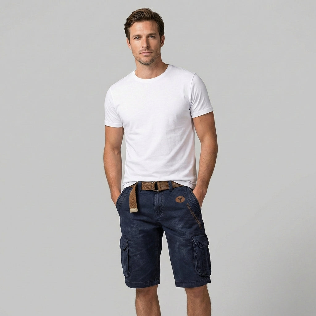 TrailFlex Herren Cargoshorts mit Mehreren Taschen für Freizeit