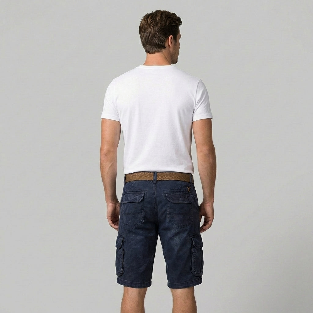 TrailFlex herre cargoshorts med flere lommer til fritid