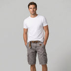 TrailFlex herre cargoshorts med flere lommer til fritid