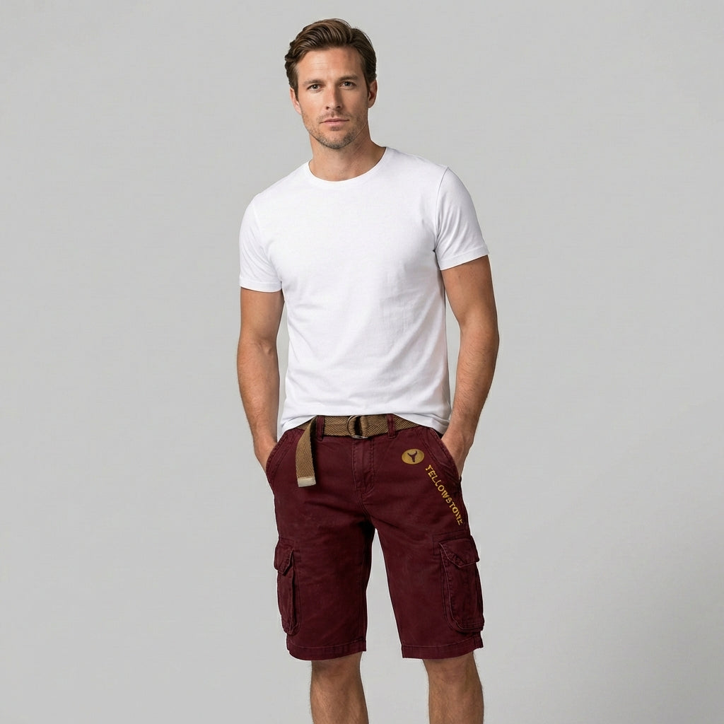 TrailFlex Herren Cargoshorts mit Mehreren Taschen für Freizeit