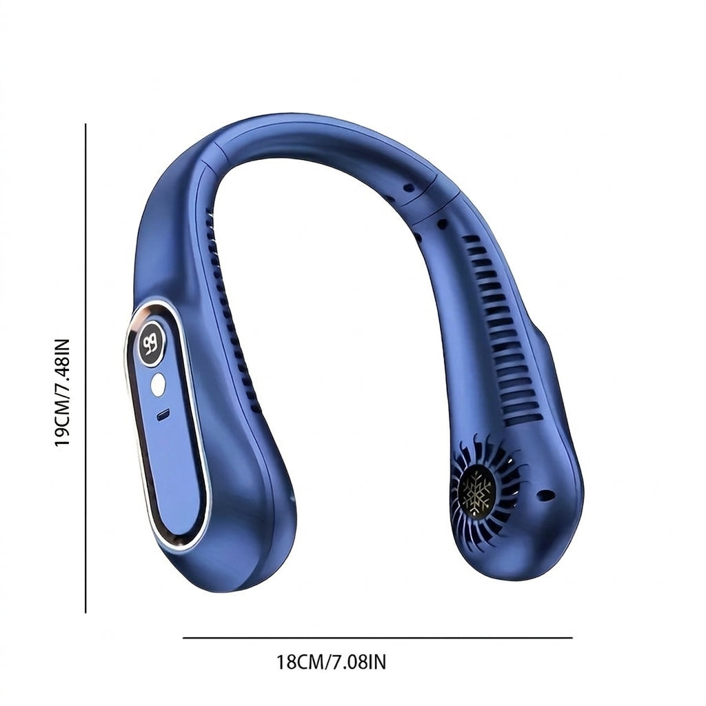 CoolBreeze bærbar USB nakkefan med 360° luftcirkulation