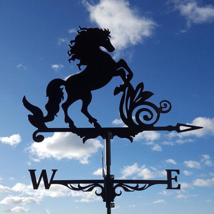 WindArt Garten Wetterfahne aus Metall für Garten und Dach