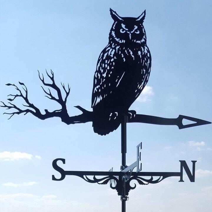 WindArt Garten Wetterfahne aus Metall für Garten und Dach