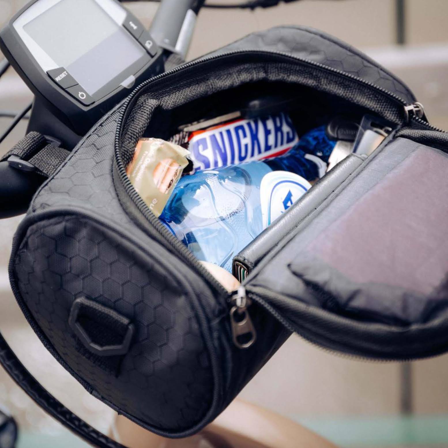 BikePocket Fahrradtasche wasserdicht mit Handyfenster Touchscreen