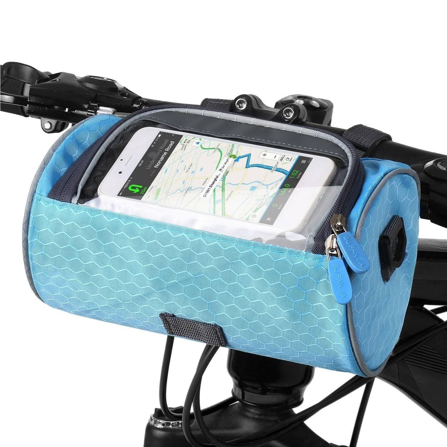 BikePocket Fahrradtasche wasserdicht mit Handyfenster Touchscreen
