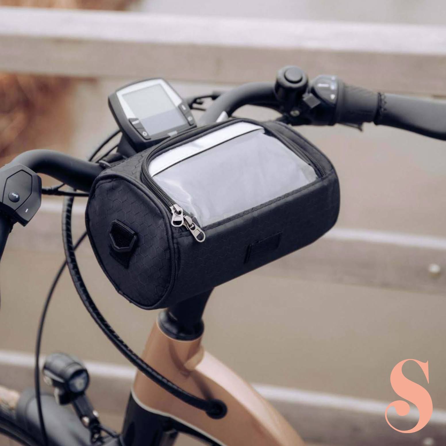 BikePocket Fahrradtasche wasserdicht mit Handyfenster Touchscreen