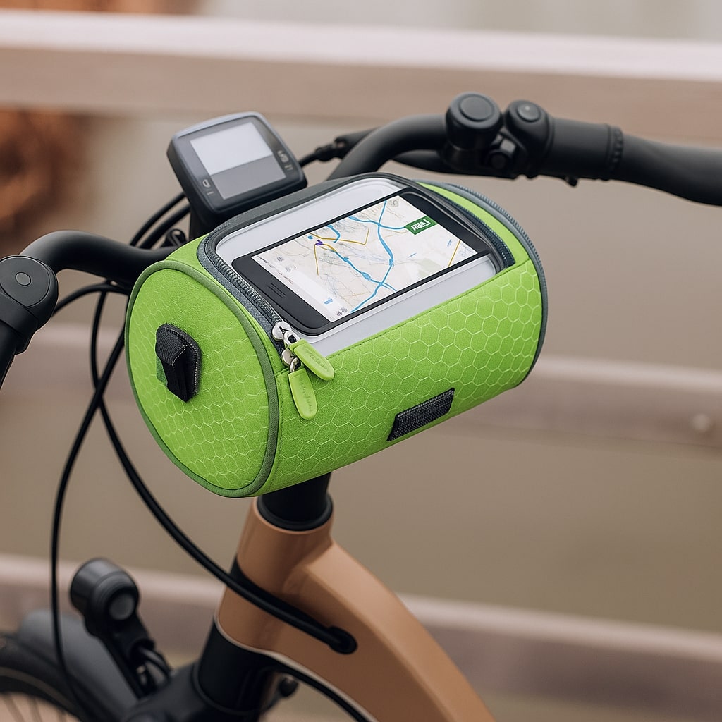 RideMate Fahrrad Lenkertasche – Rahmentasche mit Handyfach