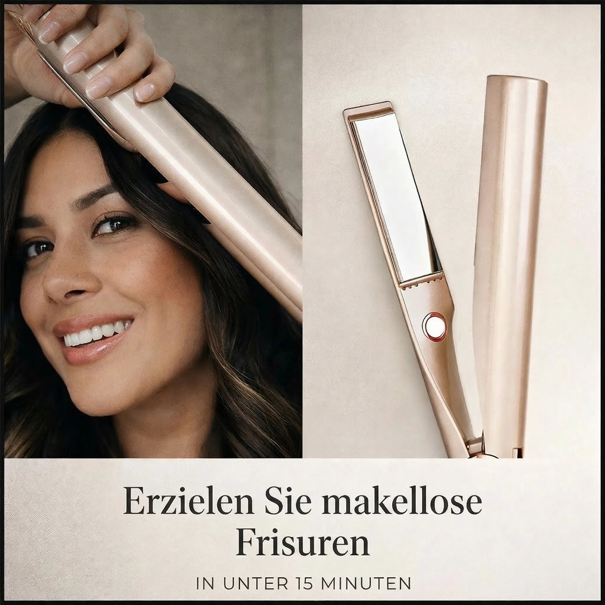 StyleFusion Haarstyler – 2-in-1 Glätteisen und Lockenstyler