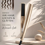 StyleFusion Haarstyler – 2-in-1 Glätteisen und Lockenstyler