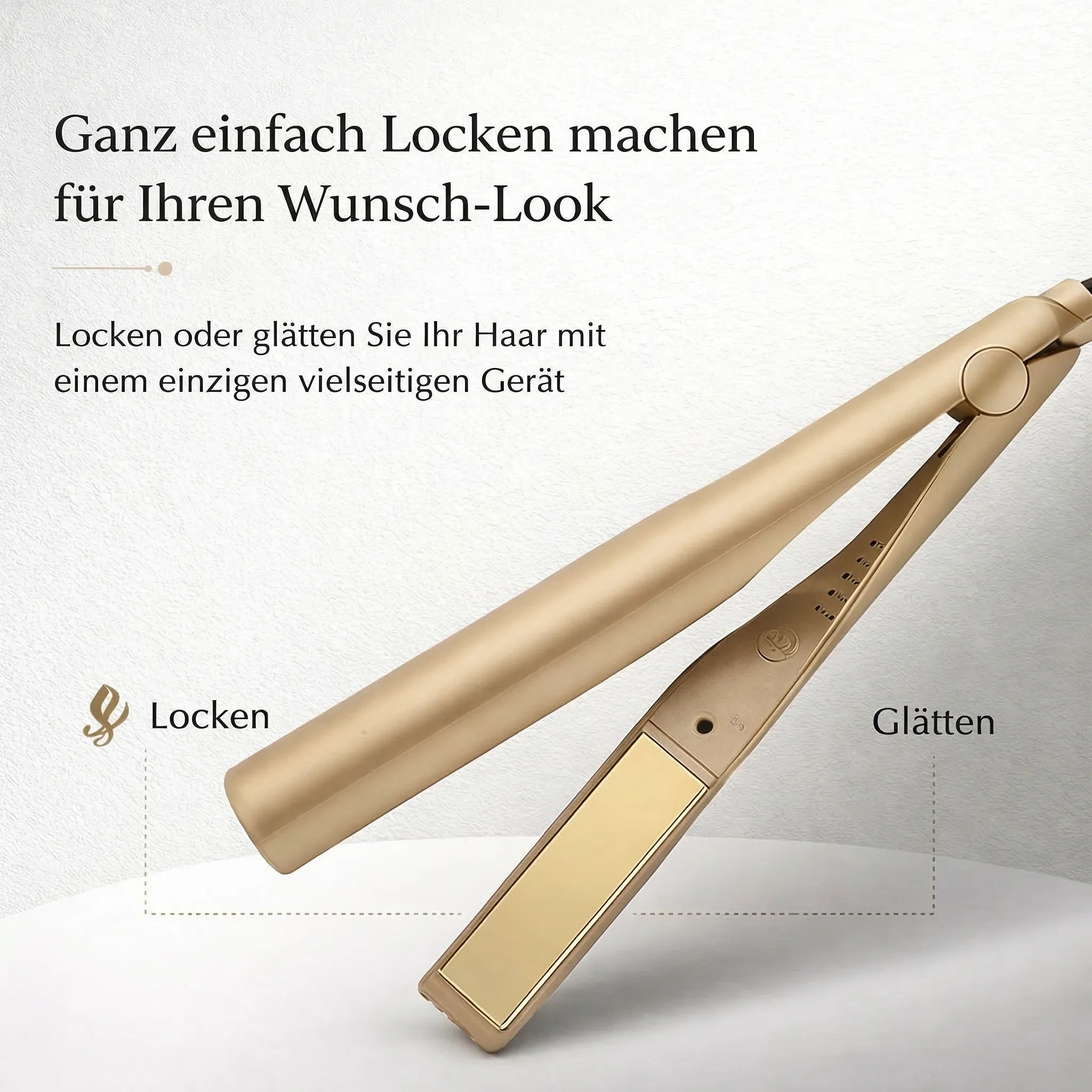 StyleFusion Haarstyler – 2-in-1 Glätteisen und Lockenstyler