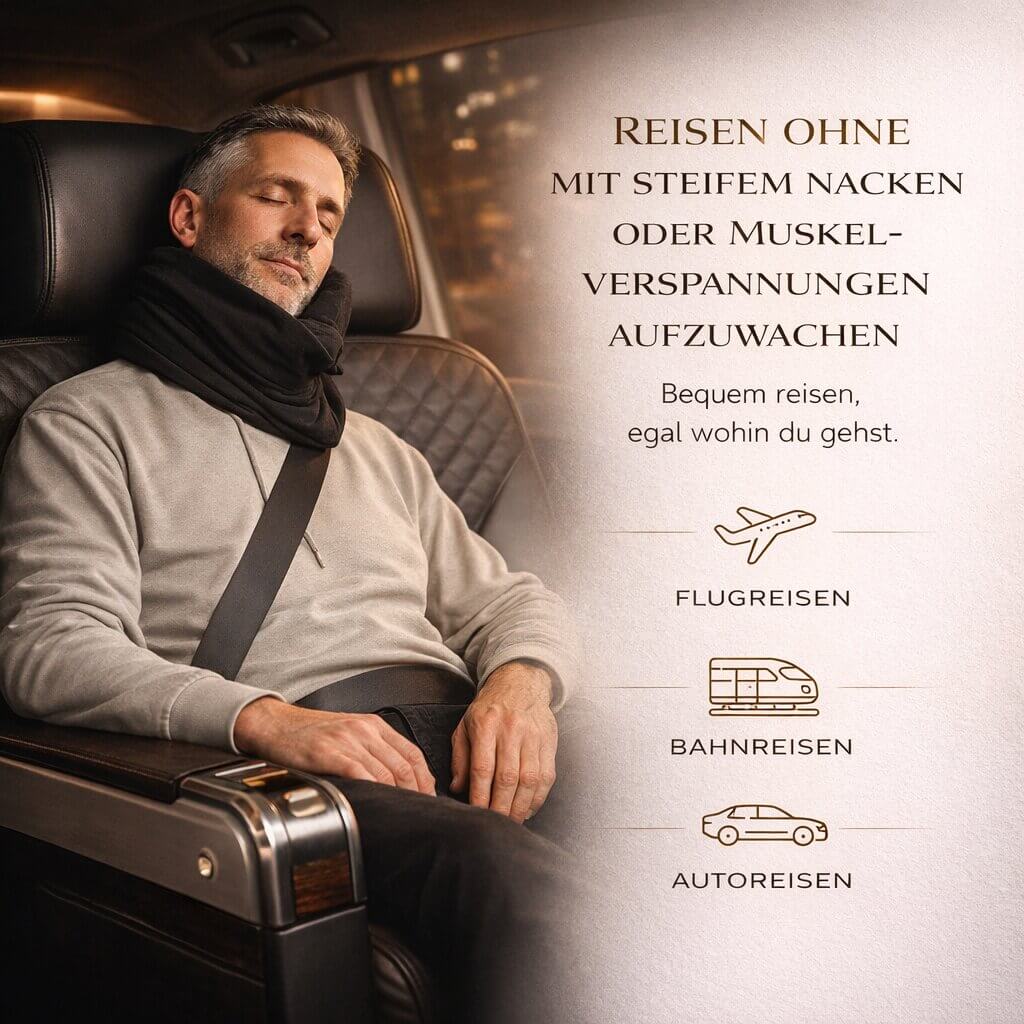ReiseKomfort Nackenkissen – Weiches Reisekissen für unterwegs