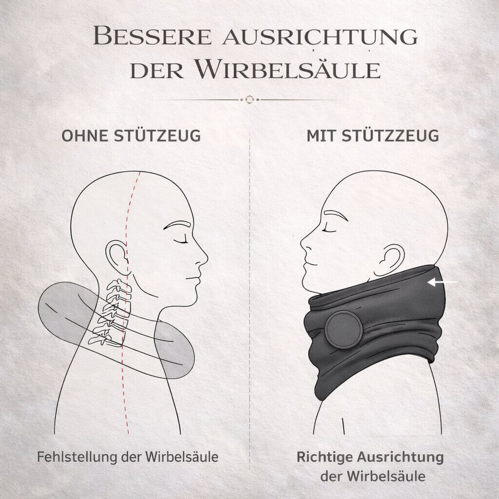 ReiseKomfort Nackenkissen – Weiches Reisekissen für unterwegs