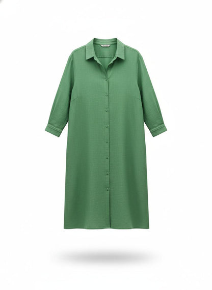 Women's Green Shirt Dress