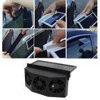 SolarVent AutoFresh Fahrzeuglüfter mit Solarpanel für Autofenster