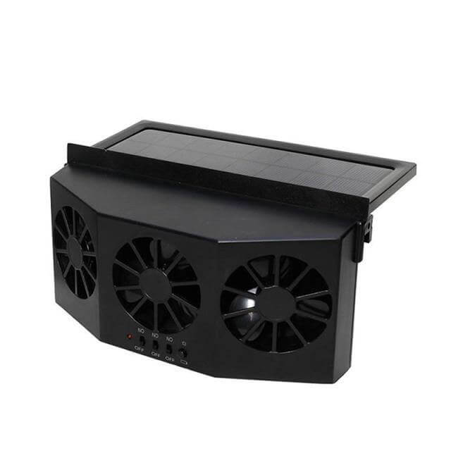 SolarVent AutoFresh Fahrzeuglüfter mit Solarpanel für Autofenster