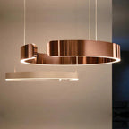 Lysring LED pendel rund tidssvarende loftlampe