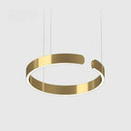 Lysring LED pendel rund tidssvarende loftlampe