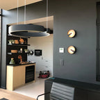 Lysring LED pendel rund tidssvarende loftlampe