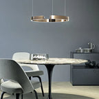Lysring LED pendel rund tidssvarende loftlampe