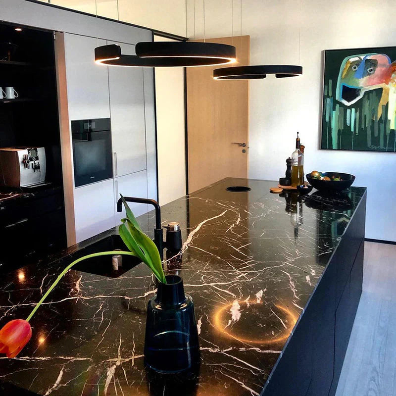 Lysring LED pendel rund tidssvarende loftlampe