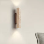 Lampa ścienna z kamienia z oświetleniem LED