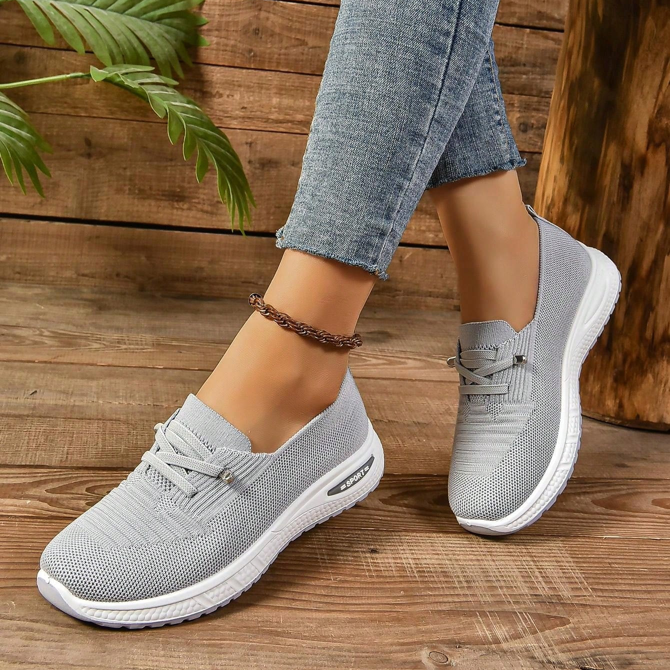 SchrittFrei Luftaustauschende Freizeitschuhe mit Dämpfung