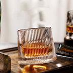 SpinCask Drehbare Whiskygläser aus Kristallglas 300 ml