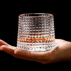 SpinCask Drehbare Whiskygläser aus Kristallglas 300 ml
