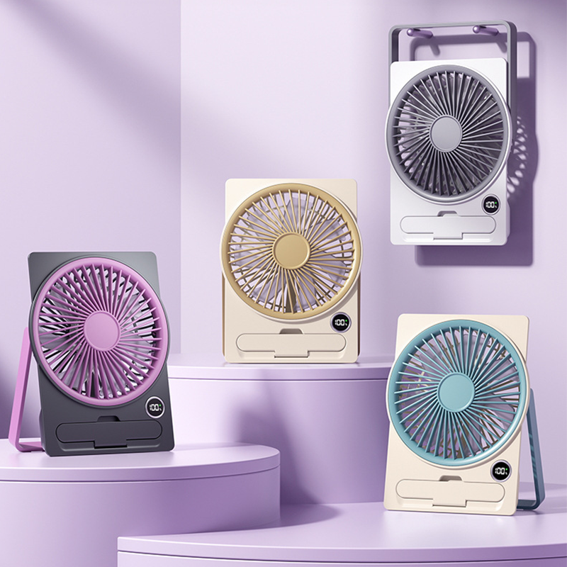 BreezeMate Mini USB Tischventilator mit Akku für Büro & Zuhause