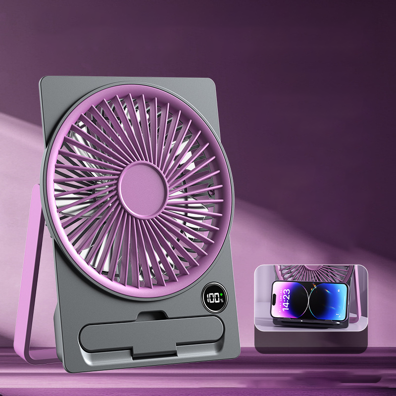 BreezeMate Mini USB Tischventilator mit Akku für Büro & Zuhause