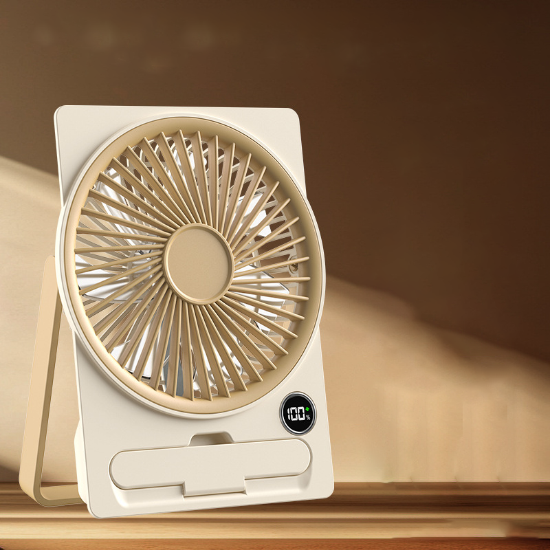BreezeMate Mini USB Tischventilator mit Akku für Büro & Zuhause