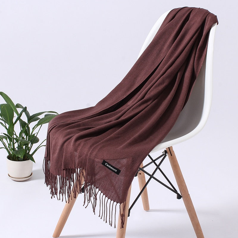 WinterWeich Damen Schal Elegant Warm Polyester