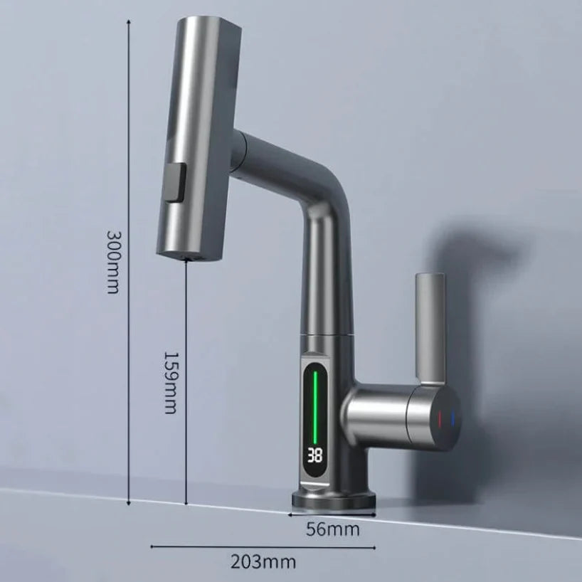 FlexiHahn elastyczna bateria z wyświetlaczem temperatury LED