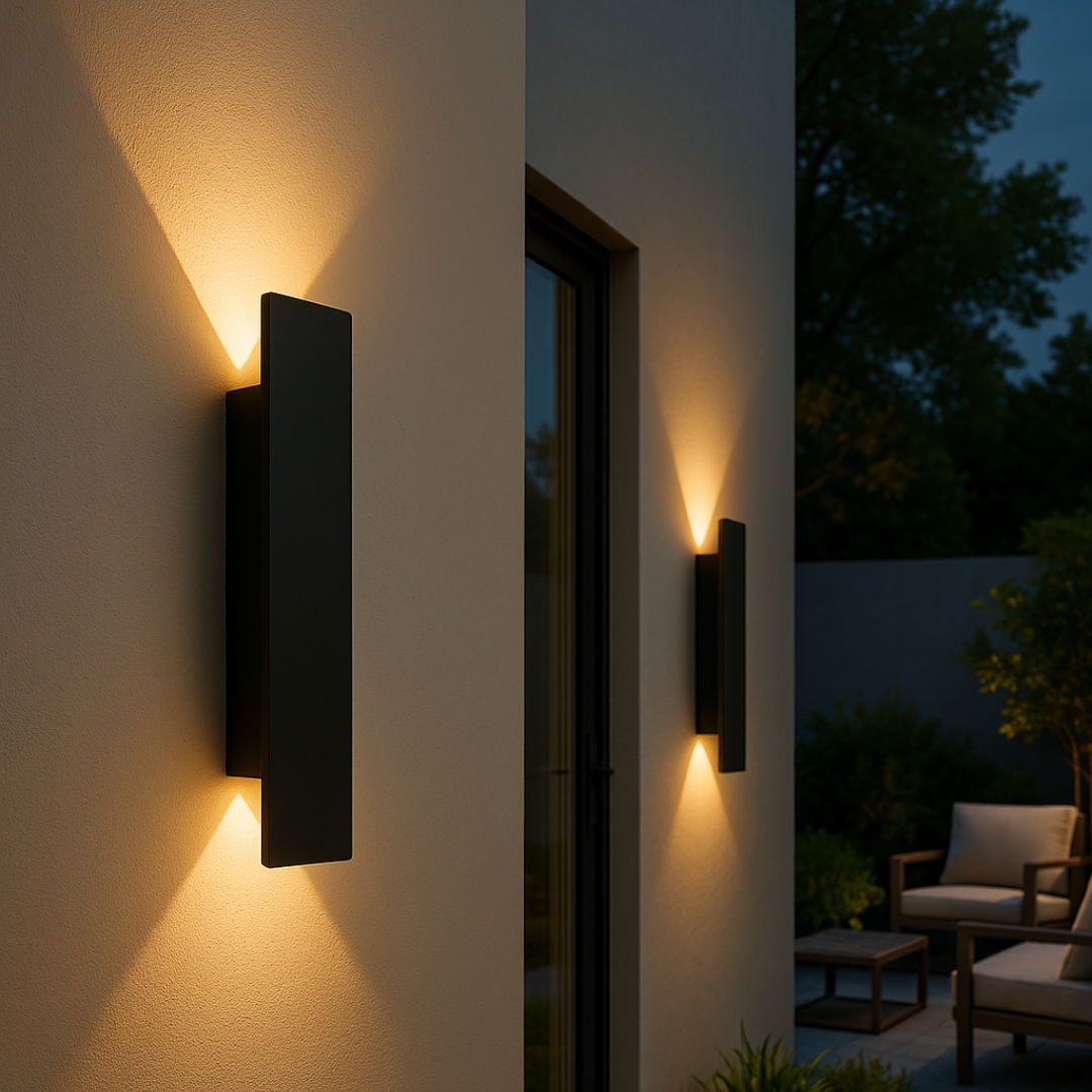 LED Außenwandleuchte IP65 aus Aluminium