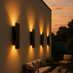 LED Außenwandleuchte IP65 aus Aluminium