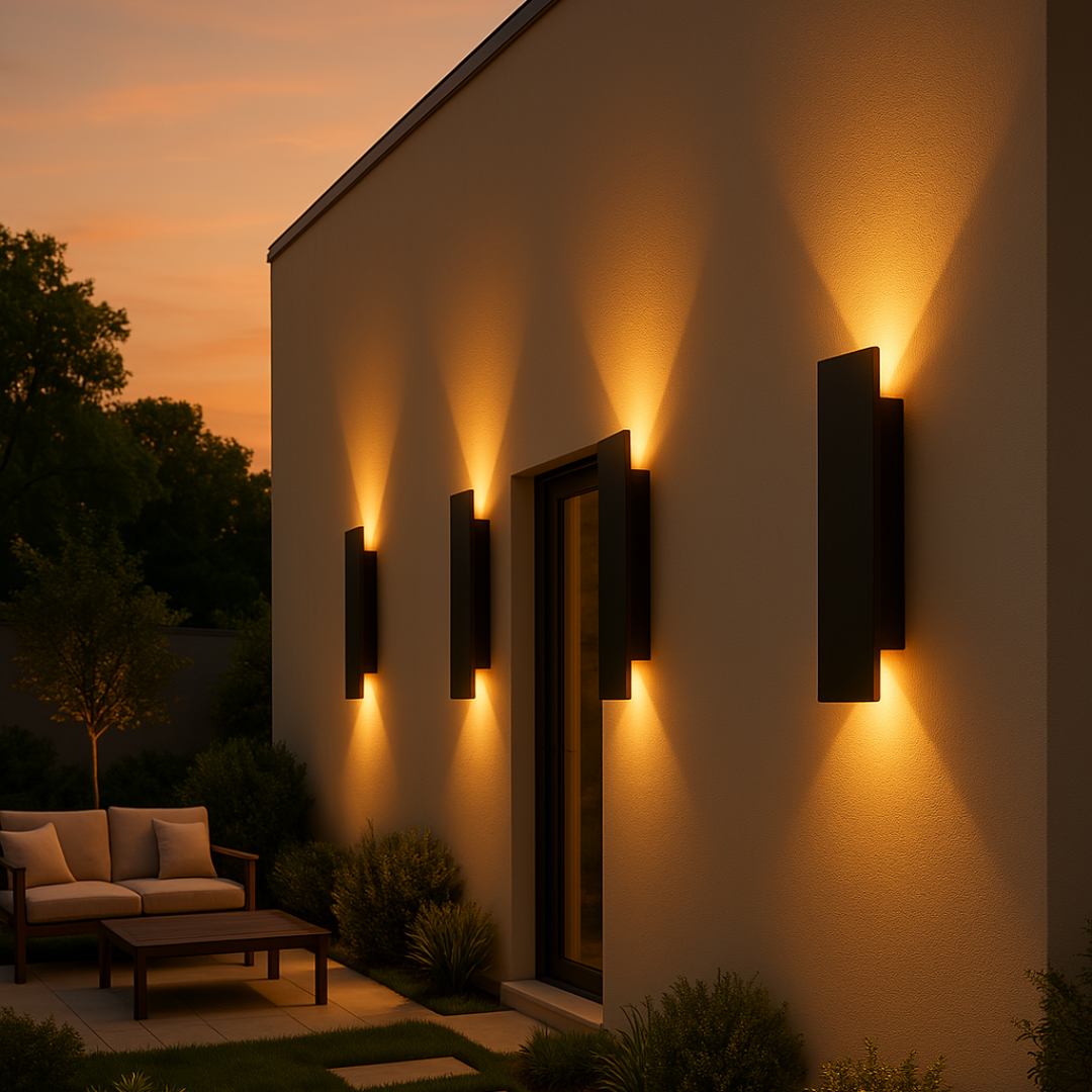 LED Außenwandleuchte IP65 aus Aluminium