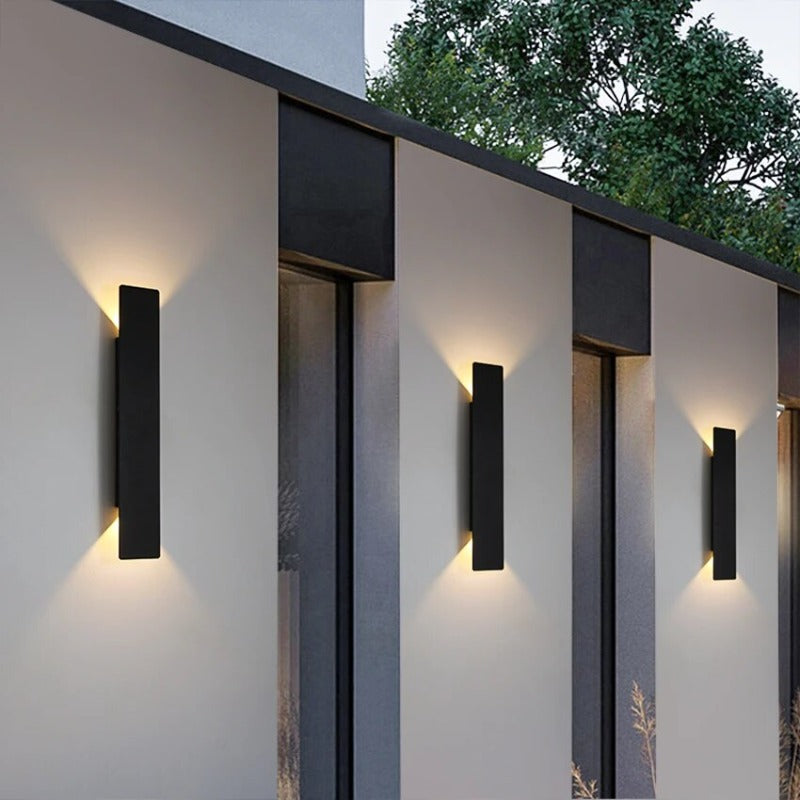 LED Außenwandleuchte IP65 aus Aluminium