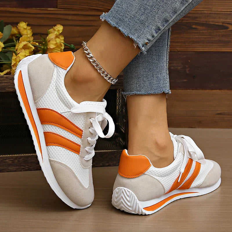Aktiva LuftSchritt Damen Mesh Sneaker mit Schnürung und Komfortsohle