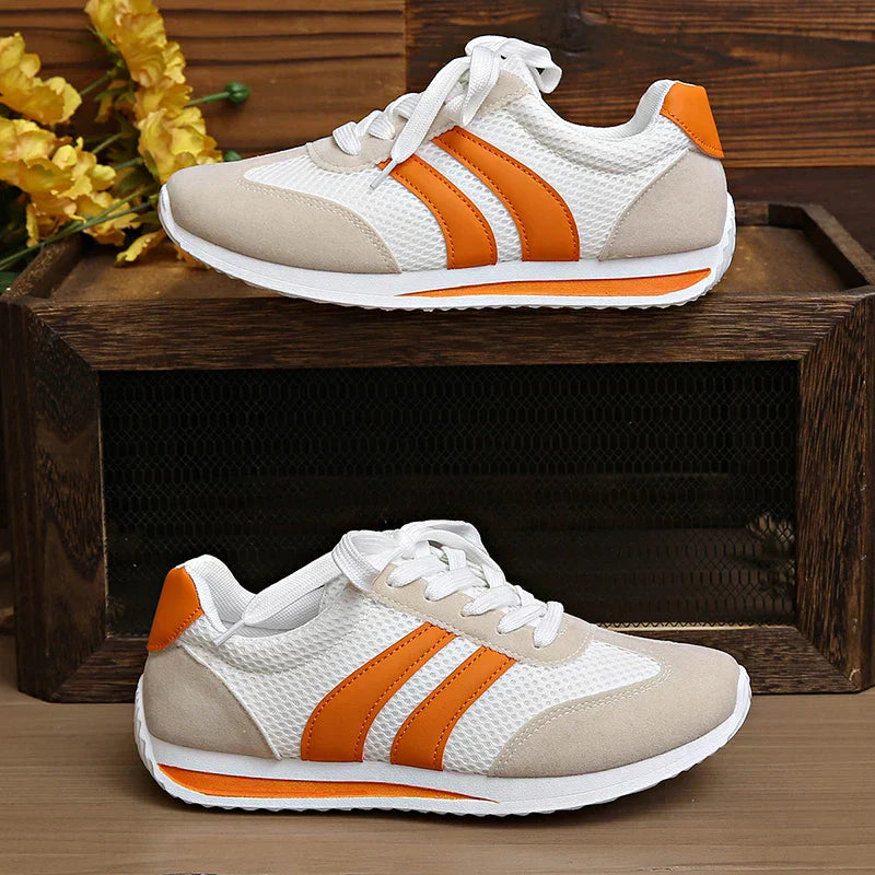 Aktiva LuftSchritt Damen Mesh Sneaker mit Schnürung und Komfortsohle