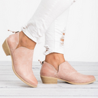 Eleganta CitySchritt Damen Stiefeletten mit Blockabsatz und Reißverschluss