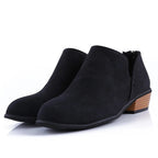 Eleganta CitySchritt Damen Stiefeletten mit Blockabsatz und Reißverschluss