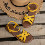 Marovia FlechtSchritt Damen Slingback Sandalen mit Flechtriemen